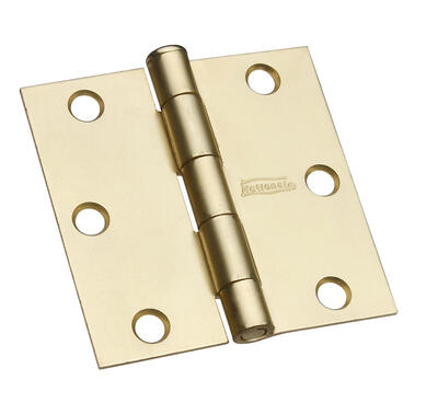  National  Door Hinge  3x3 Inch  Brass 1 Each N186-908