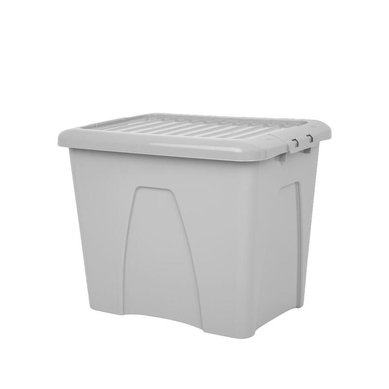 Wham Upcycled Box and Lid Grey 75L 1 Each 444700