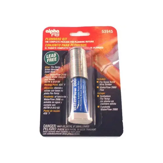  Alpha  Plumbing Solder 0.62 Diameter Spool 0.75 Ounce  1 Each AM53945