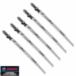  Bosch  Jigsaw Blade 10 Tpi  4-1/4 Inch 5 Pack T308B 2608668141