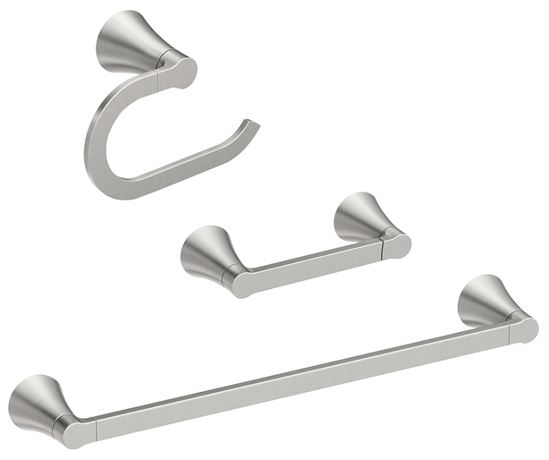 MILAH BATHROOM SET 3PC KIT BN