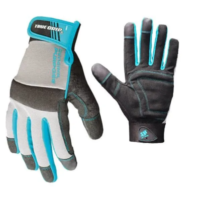 GP WOMEN GLOVE BLK/BLU LG