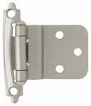 Liberty Self-Closing Inset Hinge 3/8 In Satin Nickel 1 Each  H0104AL-SN-UI