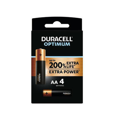 Duracell Optimum Battery 4 Pack AA 1 Each