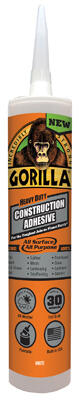  Gorilla  Heavy Duty All Purpose Construction Adhesive 9 Ounce 1 Each 8010003