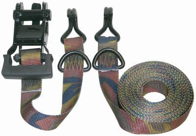 CAMO RATCHET TIE DOWN 2PK