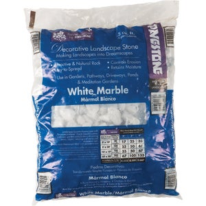 MARBLE ROCK .5CUFT WHT