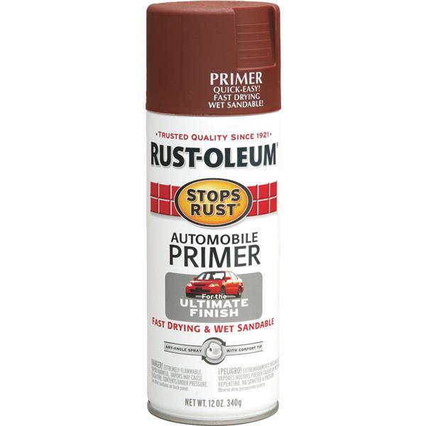 Rust-Oleum Auto Paint Primer Spray Paint 12oz Red 1 Each 2067-830