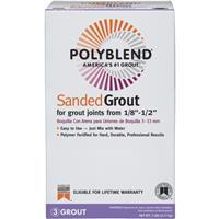  Polyblend Sanded Tile Grout 7 Lb  Delorean Grey  1 Each PBG1657-4