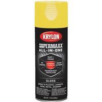 Krylon Supermaxx Gloss Spray Paint 12oz Sun Yellow 1 Each K08967007