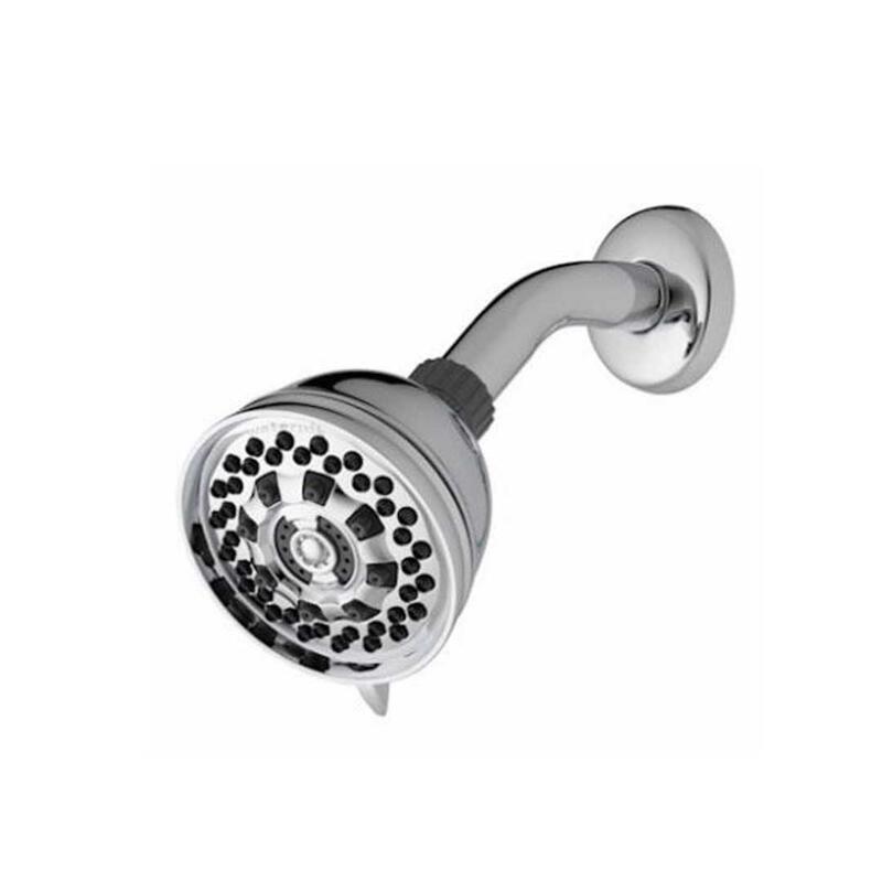  Waterpik Fixed Mount Showerhead 6 Spray 1.8 Gpm  1 Each XAT-613E