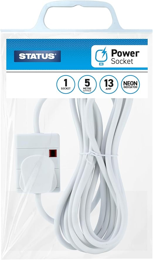 EXTENSION SOCKET 5M 1W