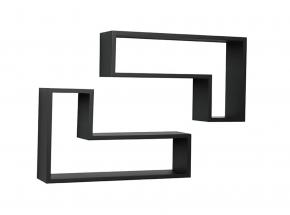 L-SHAPE SHELVES 245-BK DNR