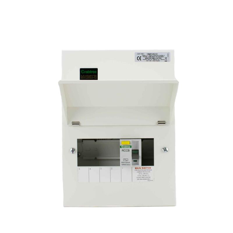 Crabtree Panel 5w 80a 30ma 5w Rcd  1 Each 18MR5/80/30