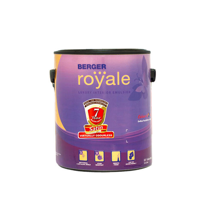 Berger Royale Interior Satin Emulsion Deep Base 1 Quart P114830