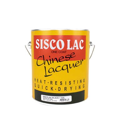  Siscolac Lacquer Black 1 Gallon SCL55-1000