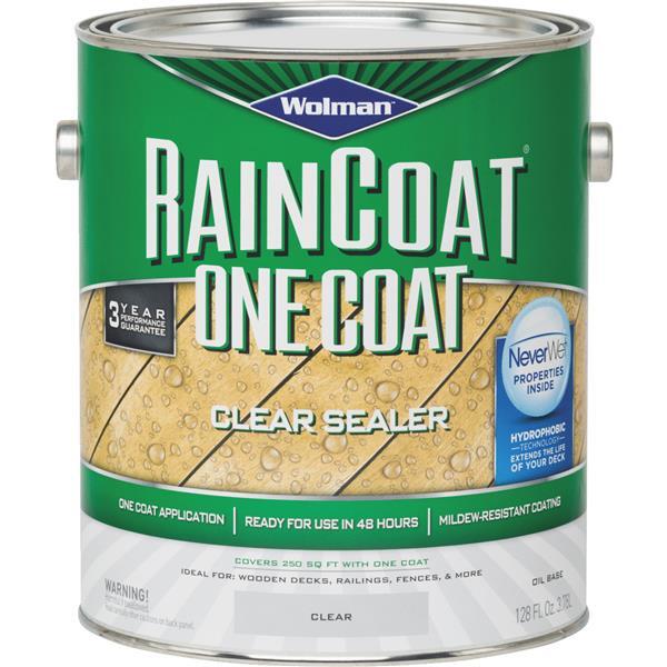 Wolman Raincoat Oil Base Sealer Clear 1 Gallon 12386