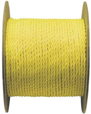  Wellington  Twisted Polypropylene Rope 3/8 Inchx600 Foot  Yellow 1 Foot 15019