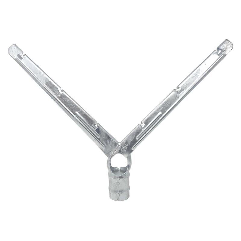 Galvanize Barbed Wire Arm 2x1-5/8 Inch 1 Each 10011100