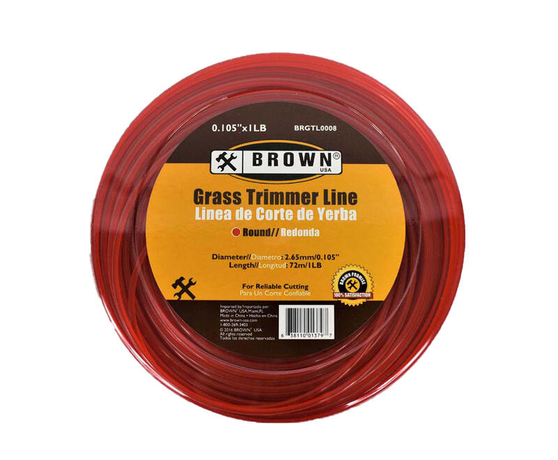  Brown USA Trimmer Line 0.105x1 Lb 1 Each BRGTL0008