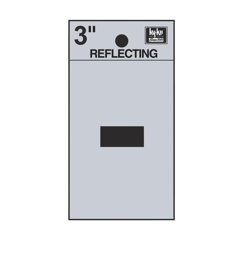  Hy-Ko Reflective Hypen  3 Inch  1 Each RV-50/-