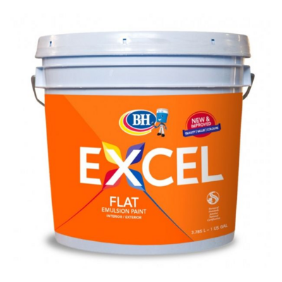 Harris Paints Flat Emulsion Gardenia 1 Gallon 12/2850-008-623