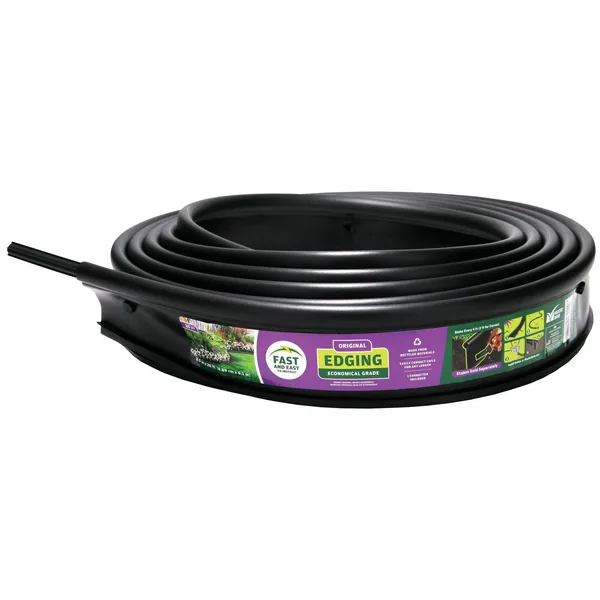  Master Mark  Lawn Edging 3-5/8 Inchx20 Foot  Black  1 Each 23920