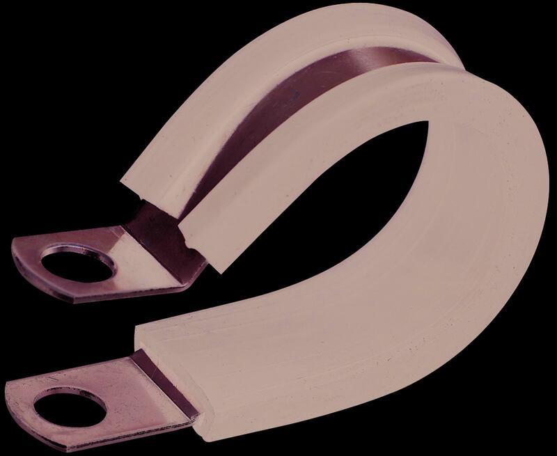 Ecm Industries Rubber Clamp Insulated 3/4 Inch 2 Pack PPR-1575