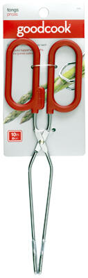  Goodcook  Straight Tongs 10 Inch  Chrome 1 Each 25888
