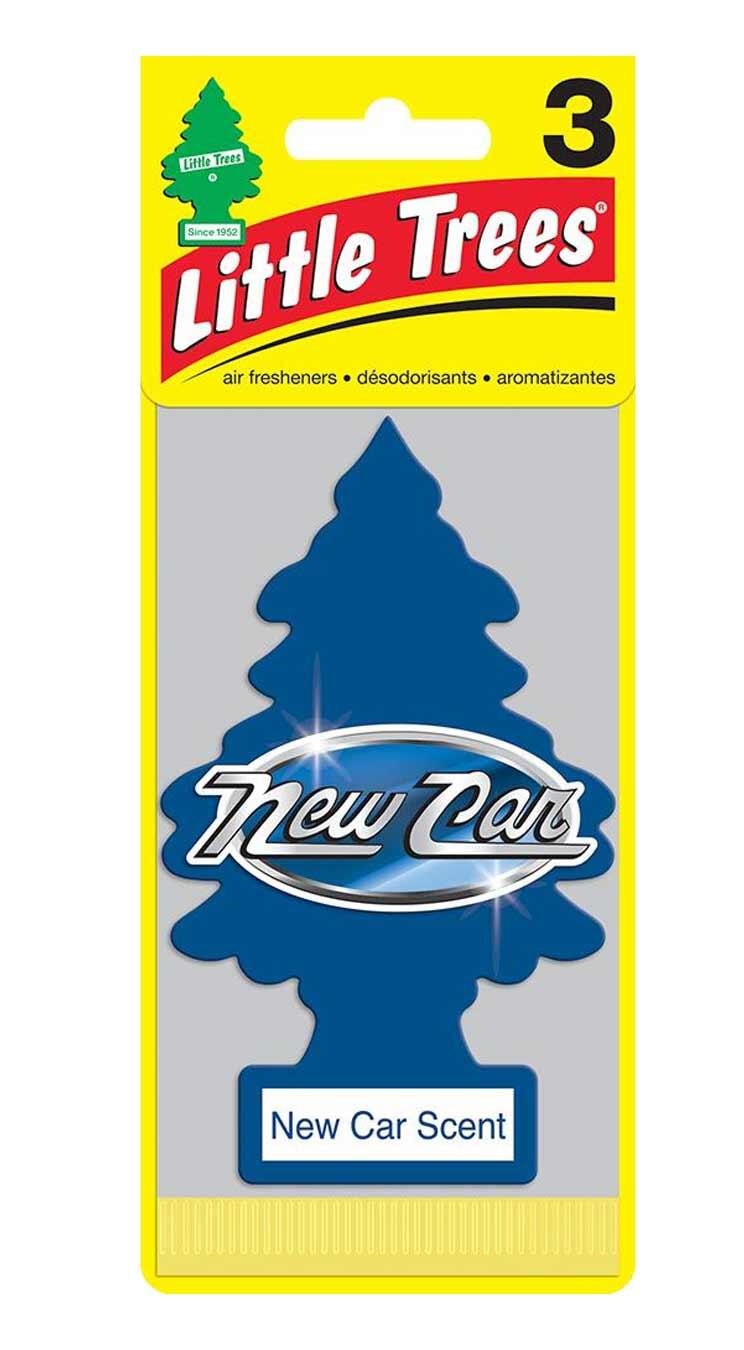  Little Trees Air Freshener  New Car  3 Pack  U3S-32089
