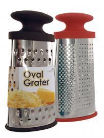 Grater 3 Sided Stainless Steel Black And Red 1 Each KG93