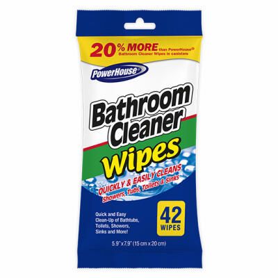 BATH CLEANER WIPES 42CT