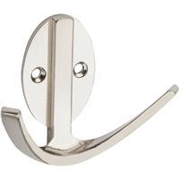  Stanley  Double Robe Wardrobe Hook 3 Inch  Satin Nickel  1 Each N807008