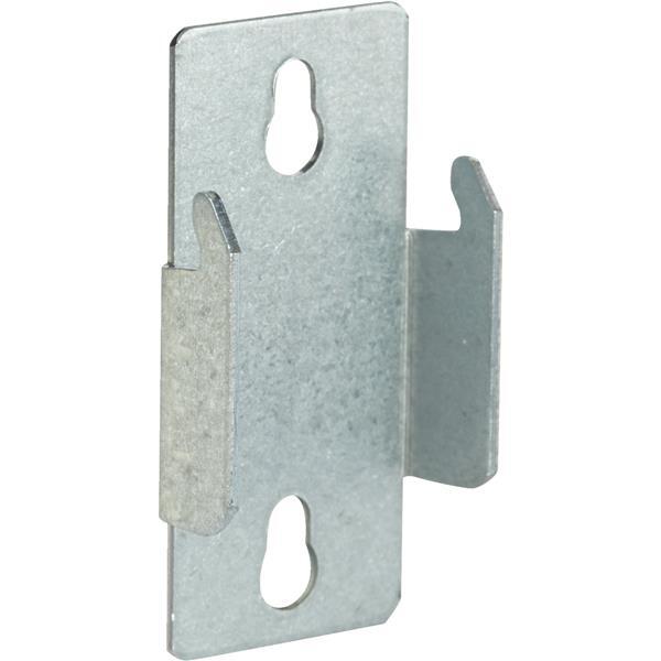  Kenney Double Curtain Rod Bracket  Silver 2 Pack  KN852