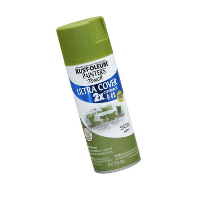 Rust-Oleum Painter's Touch Satin Spray Paint 12oz Eden 1 Each 257418