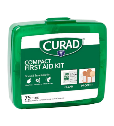 Curad Compact First Aid Kit 75 Piece 1 Set CURFAK200RB