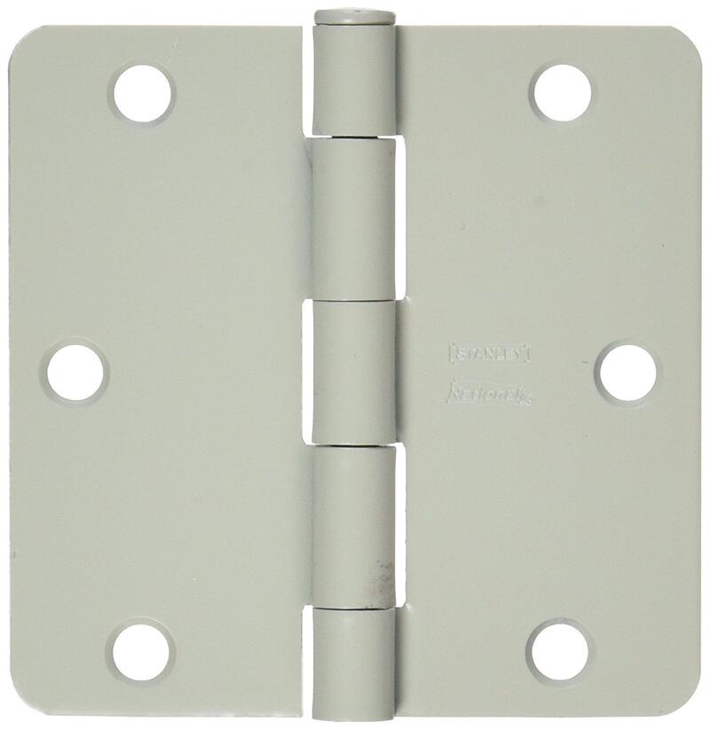  National Door Hinge 3-1/2 Inch  White  1 Each N830-218