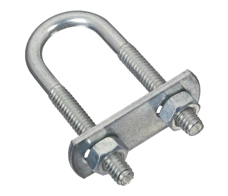  National  Round U Bolt 1/4x3/4x2-1/2 Inch  1 Each N222-075