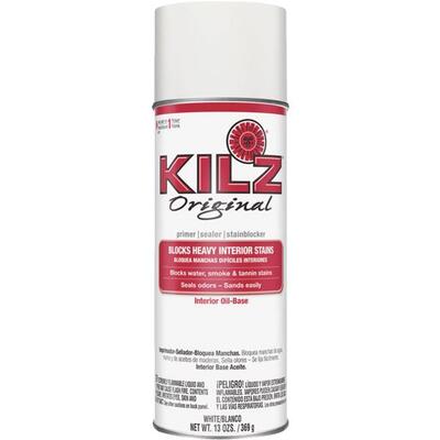 Kilz Original Primer Sealer Stainblocker Spray Paint 13oz White 1 Each 10004