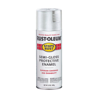 Rust-Oleum Semi Gloss Anti-Rst Spray Paint 12oz White 1 Each 7797-830