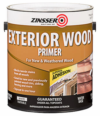  Zinsser  Exterior Wood Primer  1 Gallon White  1 Each 322779