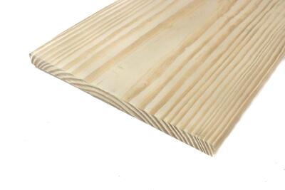 Lumber Yellow Pine C Grade S4S Treated 1x12x12 1 Length
