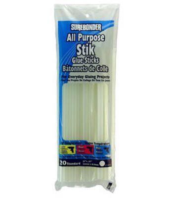 Surebonder Glue Sticks  0.44x4 Inch  20 Pack  DT-20