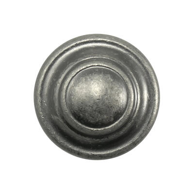 Laurey Windsor Cabinet Knob  1-3/8 Inch  Antique Pewter  1 Each 51806