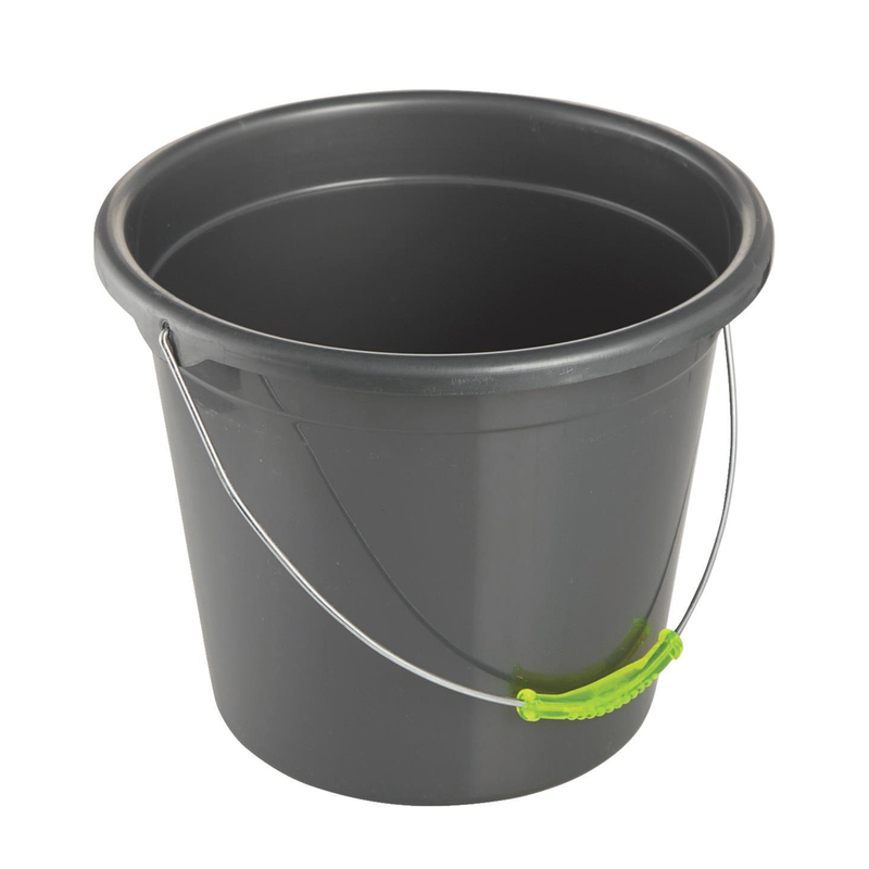  Smart Savers Poly Bucket 10 Quart  Black 1 Each HA1372(ST)
