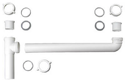  Master Plumber Two Bowl End Outlet Drain  1-1/2 Inch  1 Each 453-191