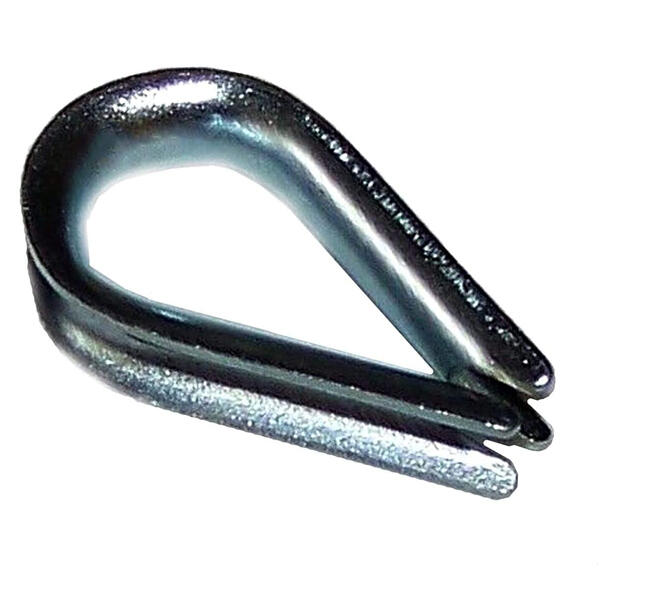  Wire Rope Thimbles  1/4 Inch  1 Each T-WRT014