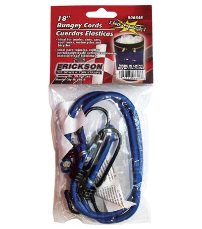  Erickson  Steel Bungee Cord Set  8mmx18 Inch  1 Each 6646