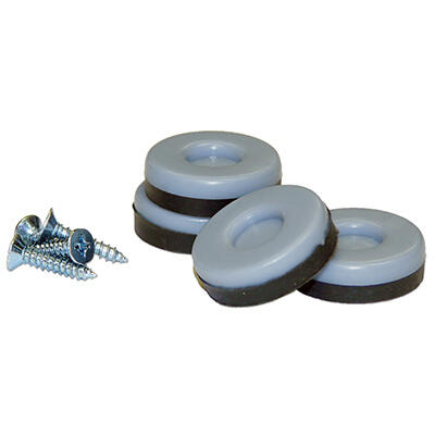  Tru Guard Round Sliders With Screws 1 Inch Grey Blue 1 Each 23291TV
