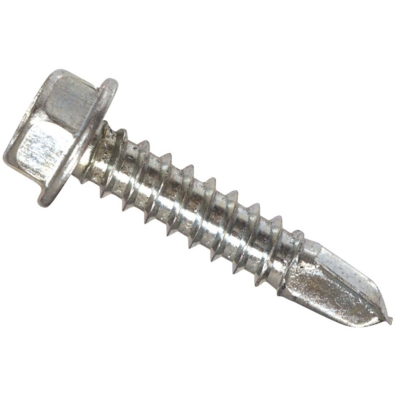 Hillman Hex WH Self-Drilling Screws #10x1/2 In Zinc 1 Each 560326 724-989